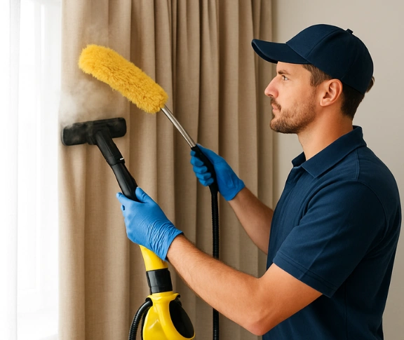 Trusted drapes cleaning technician Matty Curtain Cleaning beecroft-nsw QLD